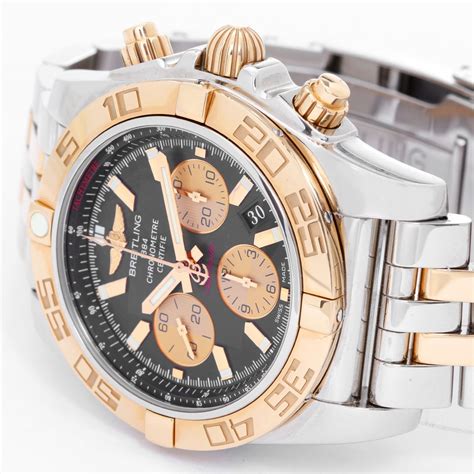 breitling steel and gold chronomat|Breitling Chronomat 44 rose gold.